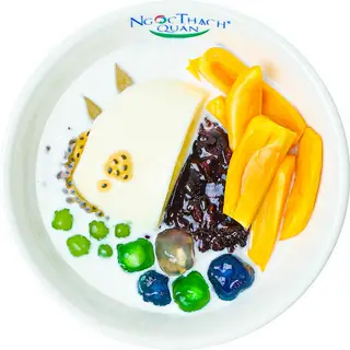 Hình ảnh Sữa chua nếp mít trân châu