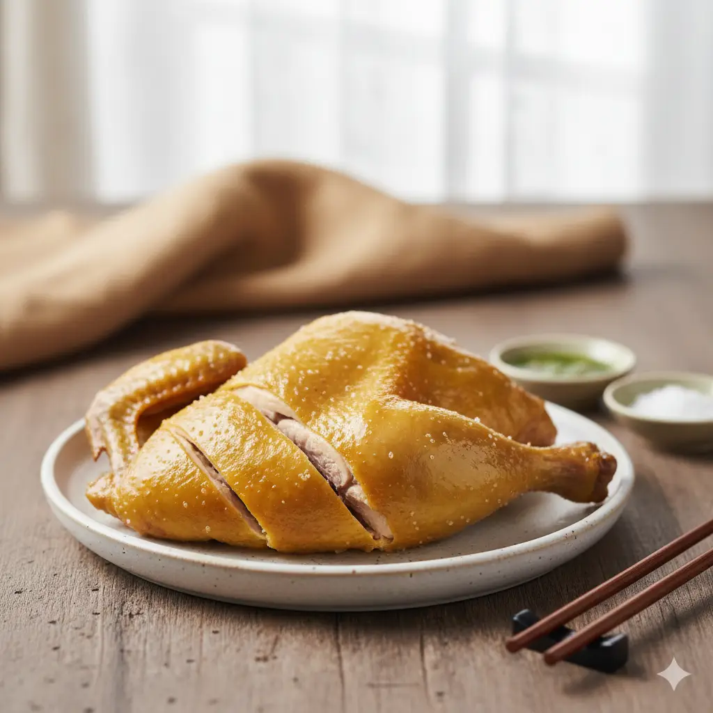 Hình ảnh GÀ Ủ MUỐI 1/2 CON