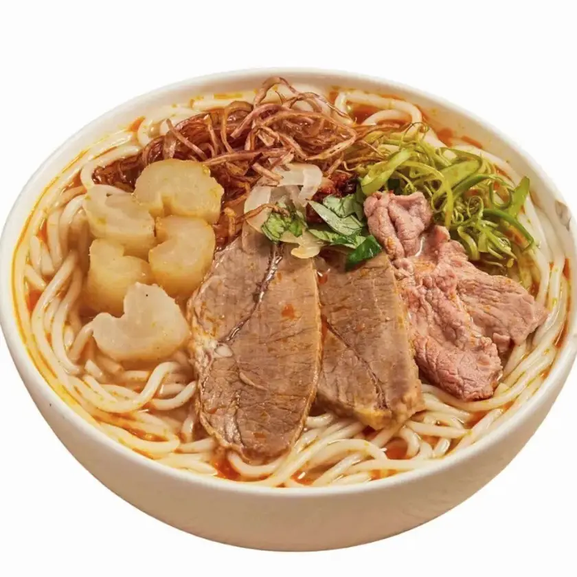 Hình ảnh Bún Bò Tái Nạm Gân (Thịt Tái + Thịt Nạm + Gân)