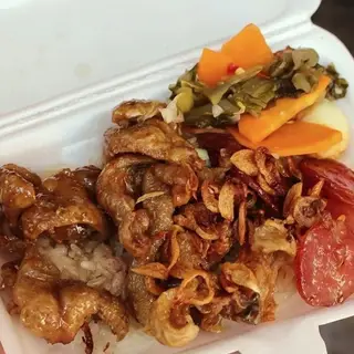 Hình ảnh Xôi da gà chiên giòn thường