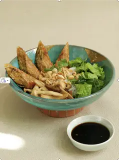 Hình ảnh Bún chả giò nước tương