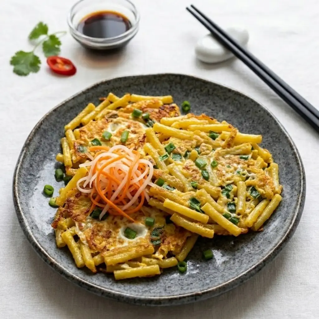 Hình ảnh Nui chiên - 1 trứng