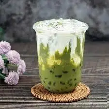 Hình ảnh Rau má đậu đỏ sữa dừa - ly khổng lồ