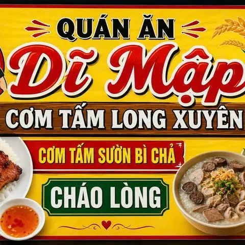 Hình ảnh Quán Ăn Dĩ Mập - Cơm Tấm Long Xuyên - Tỉnh Lộ 43