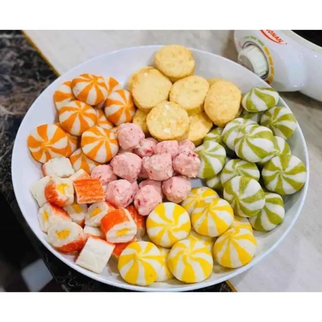 Hình ảnh Bánh bao nhân trứng cá