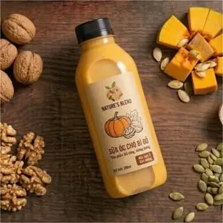 Hình ảnh Sữa óc chó bí đỏ