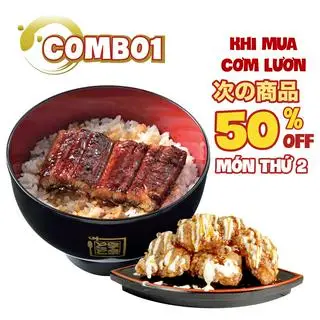 Hình ảnh DL246- Combo 1 (Cơm Lươn Nướng + Gà Chiên Sốt Taremayo)