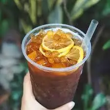 Hình ảnh Hồng trà tắc trân châu trắng ly khổng lồ