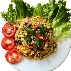 Hình ảnh Combo cơm rang dưa bò - nước tắc