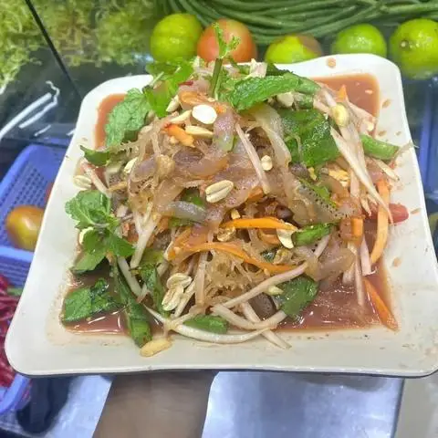 Hình ảnh Đu Đủ Đâm Shina & Chân Gà Sốt Thái - Khu Vui Chơi An Sương