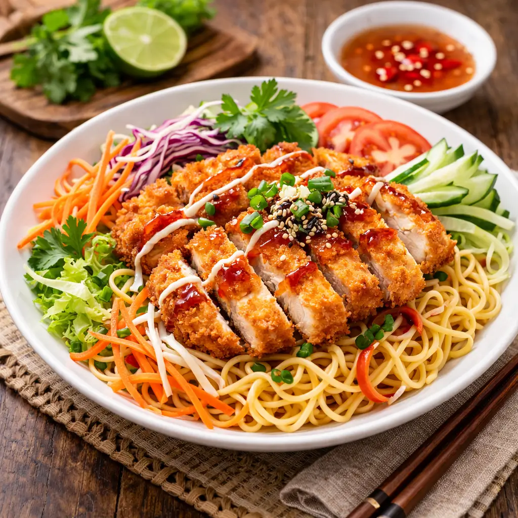 Hình ảnh Mỳ trộn thịt