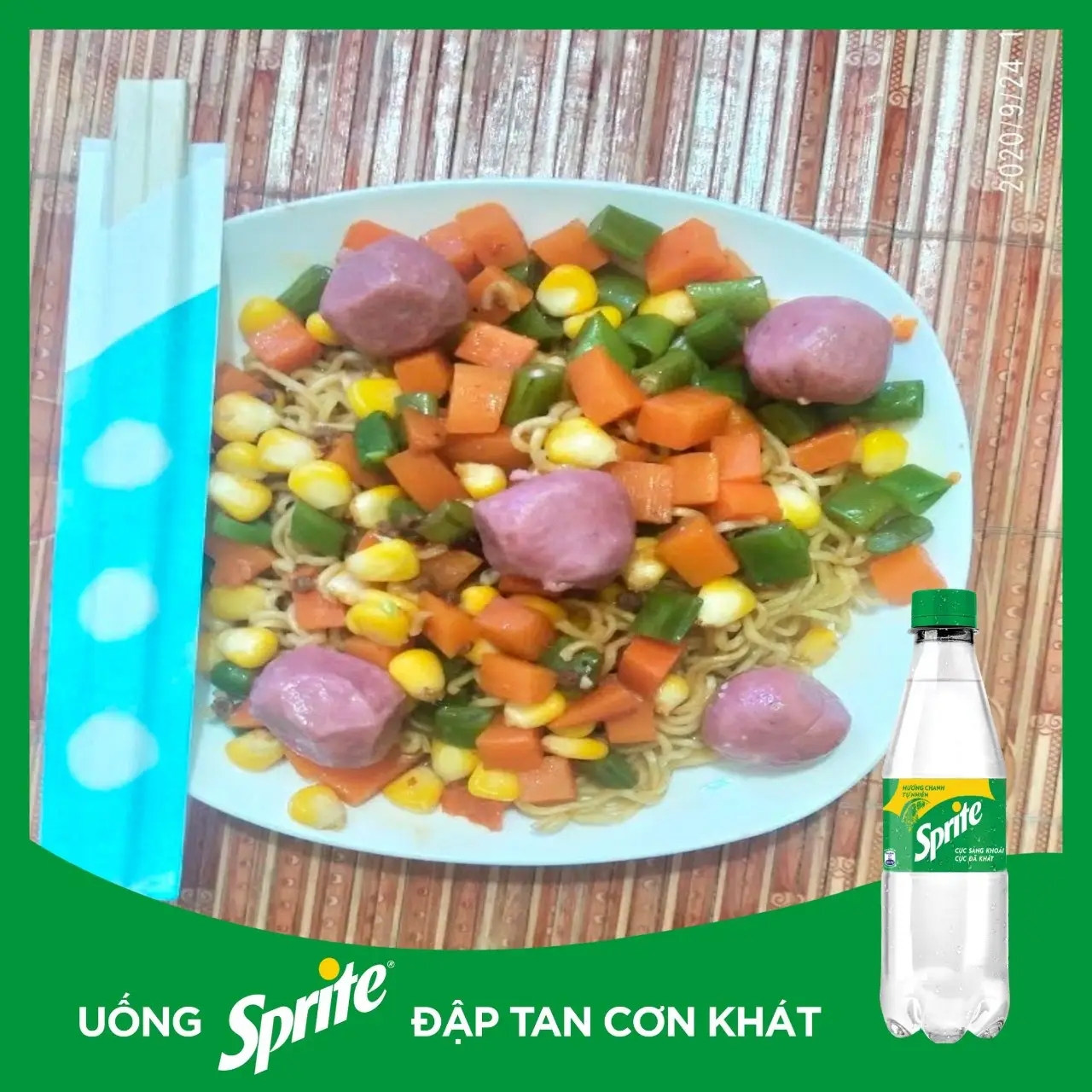 Hình ảnh Mì trộn hồ lô - coca
