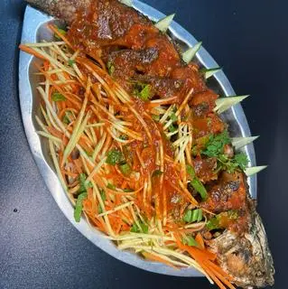 Hình ảnh Gỏi cá lóc sốt Thái