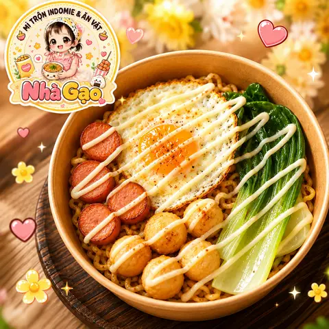 Hình ảnh Mì Trộn Indomie - Nhà Gạo - Kênh Tân Hóa