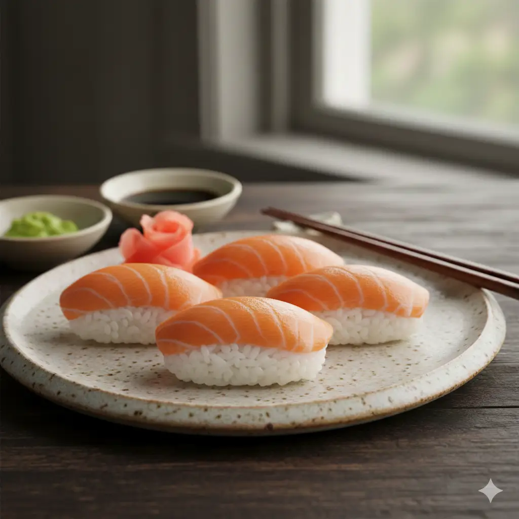 Hình ảnh Sushi cá hồi