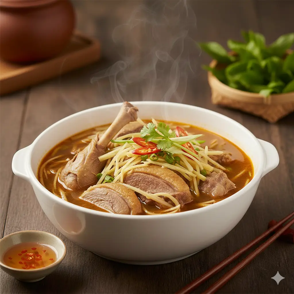 Hình ảnh Vịt om măng cay