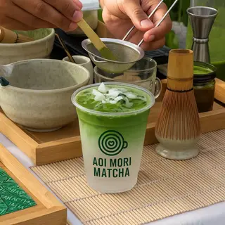 Hình ảnh (Clear) Fresh coco matcha Hamasaen E series - no sugar