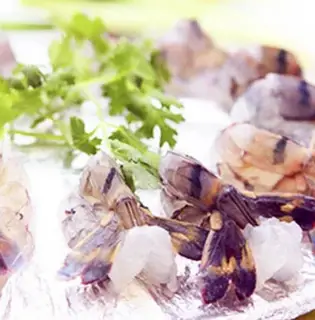 Hình ảnh Sashimi tôm wasabi nhật 8-10 con size to