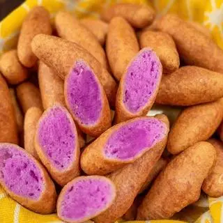 Hình ảnh Bánh khoai mỡ chiên lắc phô mai