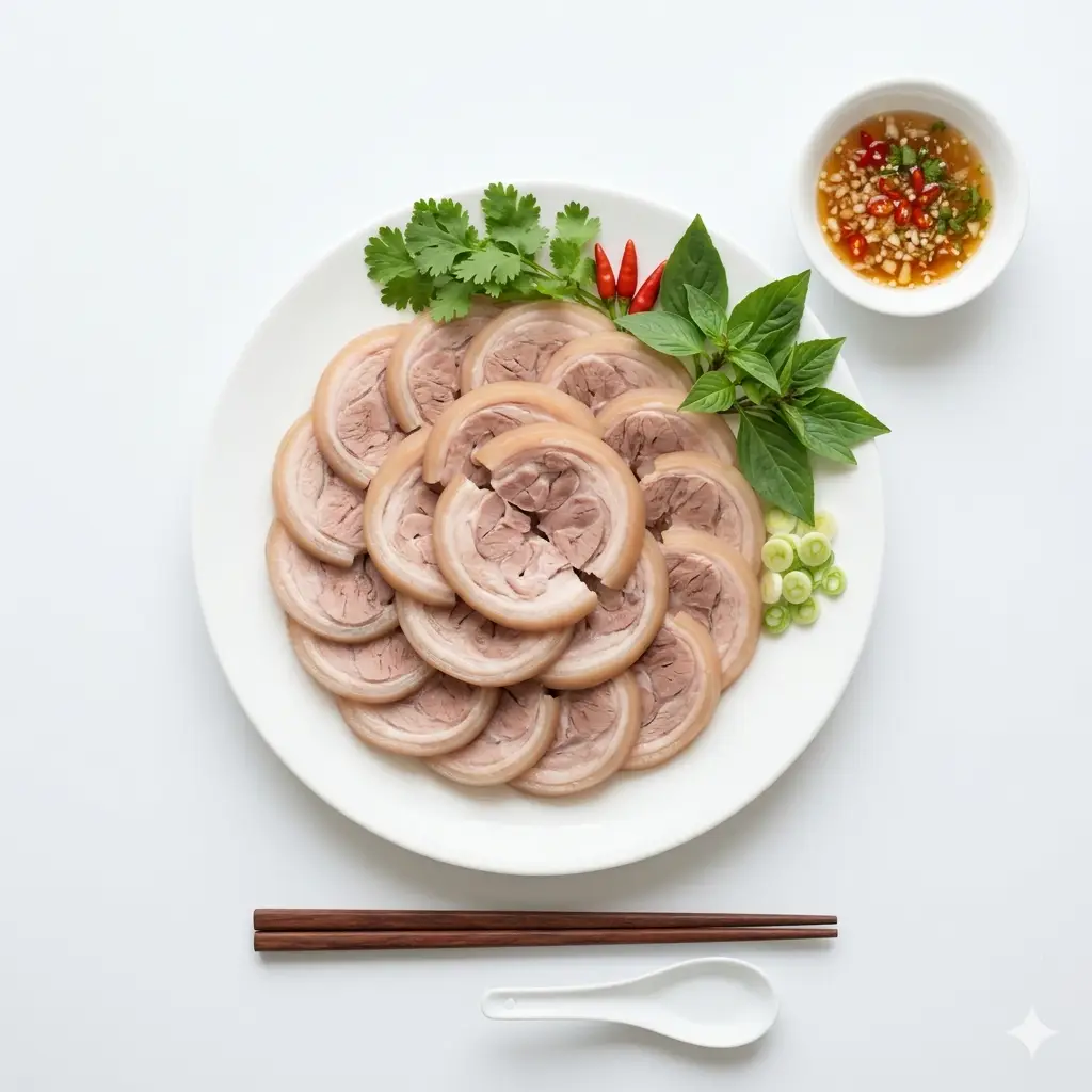 Hình ảnh Thịt luộc thêm 8 miếng 