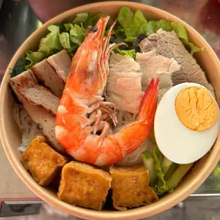 Hình ảnh Bún nước tương đặc biệt - tôm thịt trứng luộc