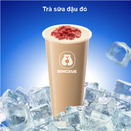 Hình ảnh Trà Sữa Đậu Đỏ