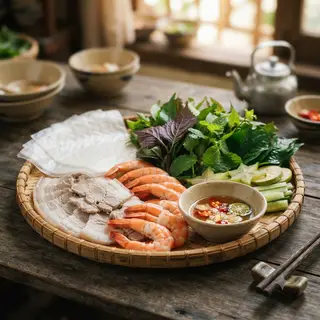 Hình ảnh Gỏi cuốn tôm thịt - phần 1 người