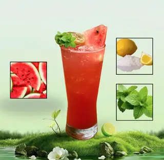 Hình ảnh Dưa hấu bạc hà chanh muối