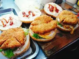 Hình ảnh Hamburger heo