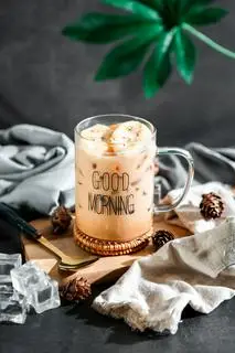 Hình ảnh Trà sữa chuối nướng