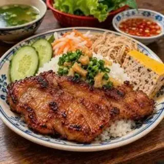 Hình ảnh Cơm tấm sườn nướng