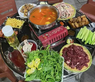 Hình ảnh Lẩu thịt trâu dấm bỗng