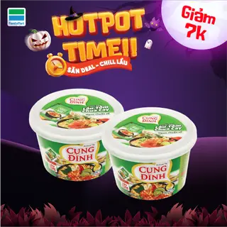 Hình ảnh Combo 2 Bát Cung Đình Lẩu Tôm Chua Cay 85G Giảm 7,000Đ