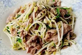 Hình ảnh Giá đỗ xào thịt băm