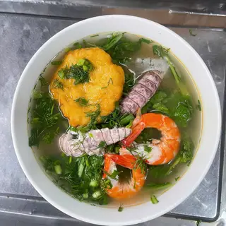 Hình ảnh Bún : cá - chả cá - tôm - bề bề