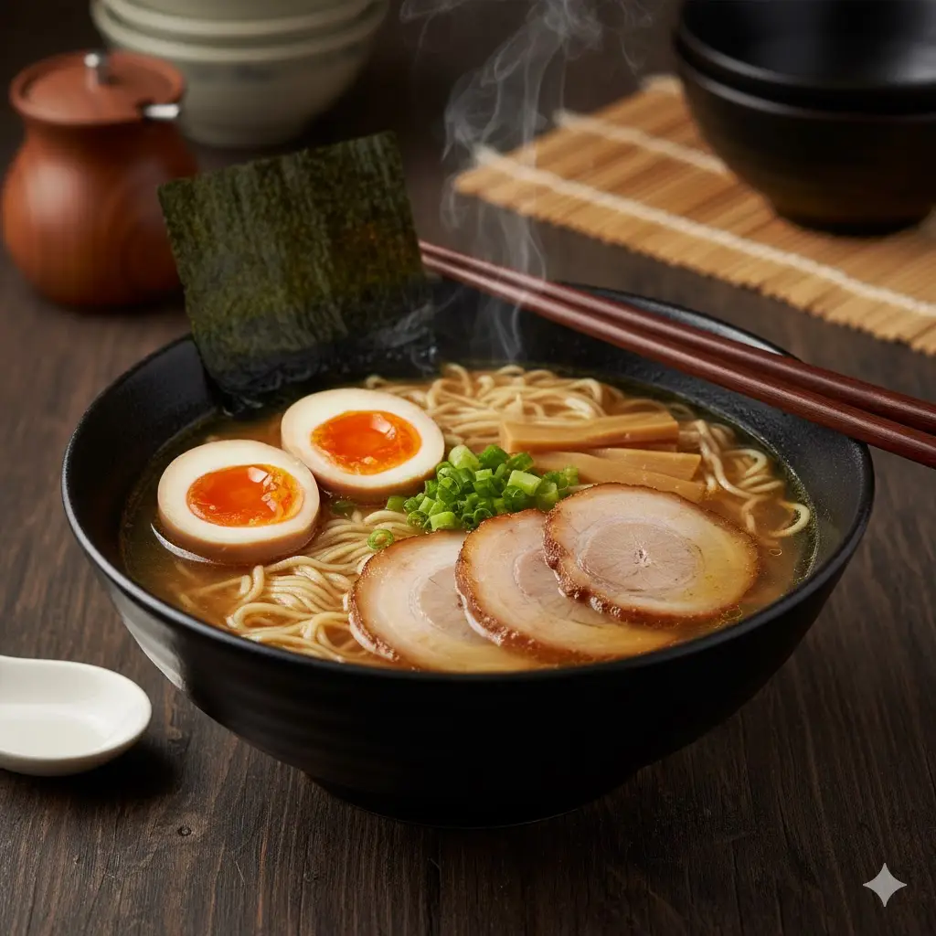 Hình ảnh Ramen miso mè chay