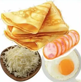 Hình ảnh Bánh phô mai trứng jambon