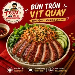 Hình ảnh Bún trộn vịt quay