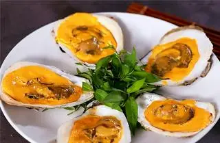Hình ảnh Hàu nướng phô mai trứng muối