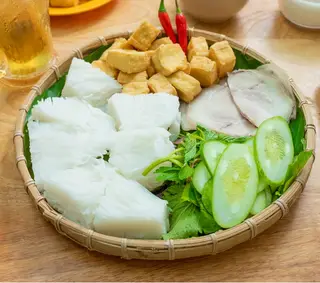 Hình ảnh Bún đậu thịt luộc