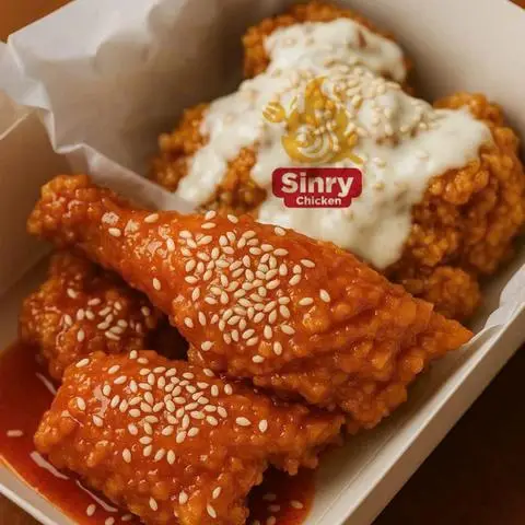 Hình ảnh Combo 2 Gà nửa con (sốt ngọt/ kem)