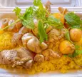Hình ảnh Cơm lòng gà trứng non + canh lá giang