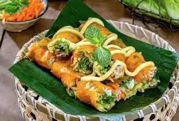 Hình ảnh bánh tráng cuốn bơ
