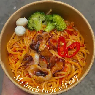 Hình ảnh Mì Ý bạch tuộc sốt cay