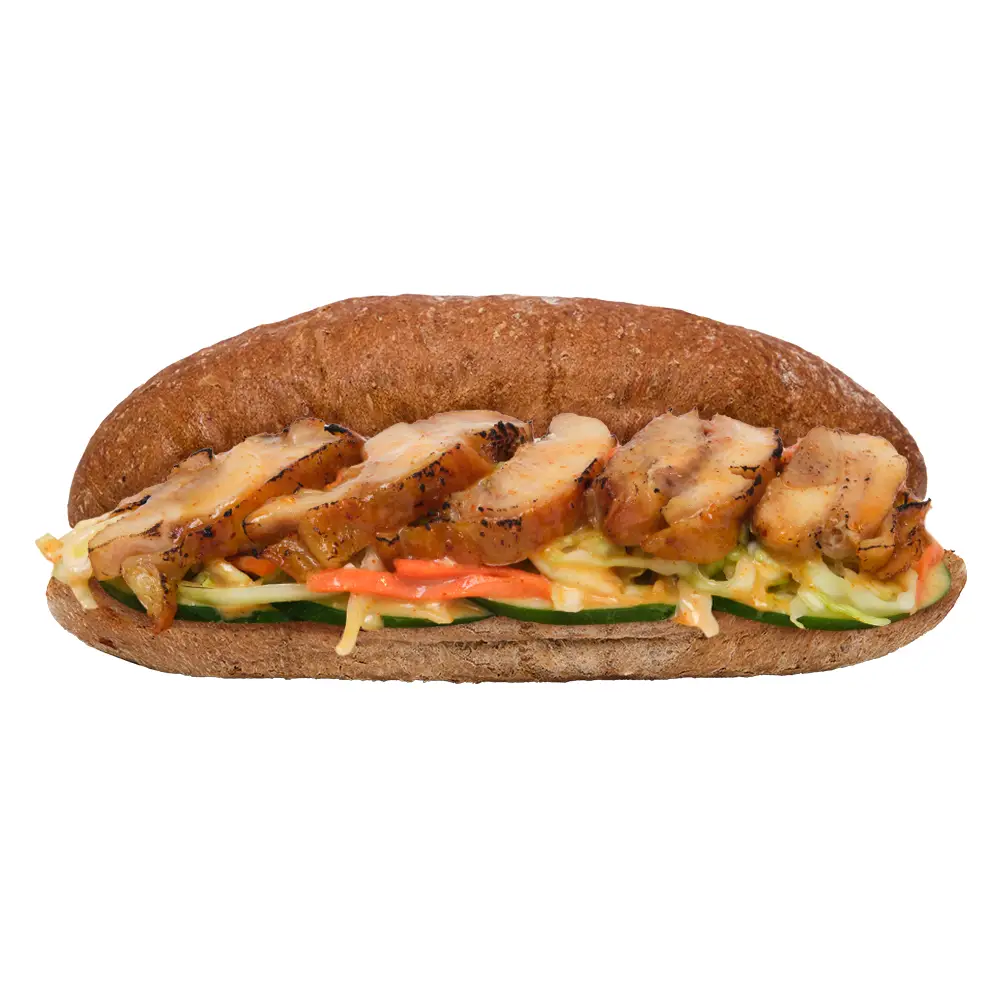 Hình ảnh Bánh mì gà nướng - vỏ nâu men tự nhiên