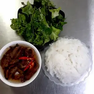 Hình ảnh Bún chả thêm chả