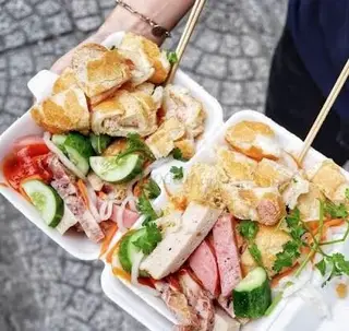 Hình ảnh Bánh mì chả cắt