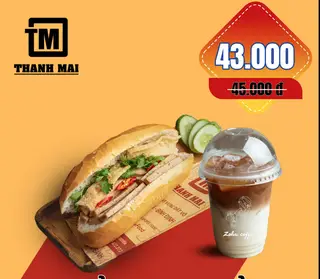Hình ảnh Bánh mì truyền thống - Bạc xỉu