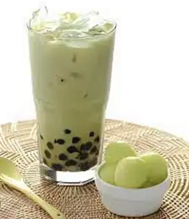 Hình ảnh Trà sữa dưa lưới