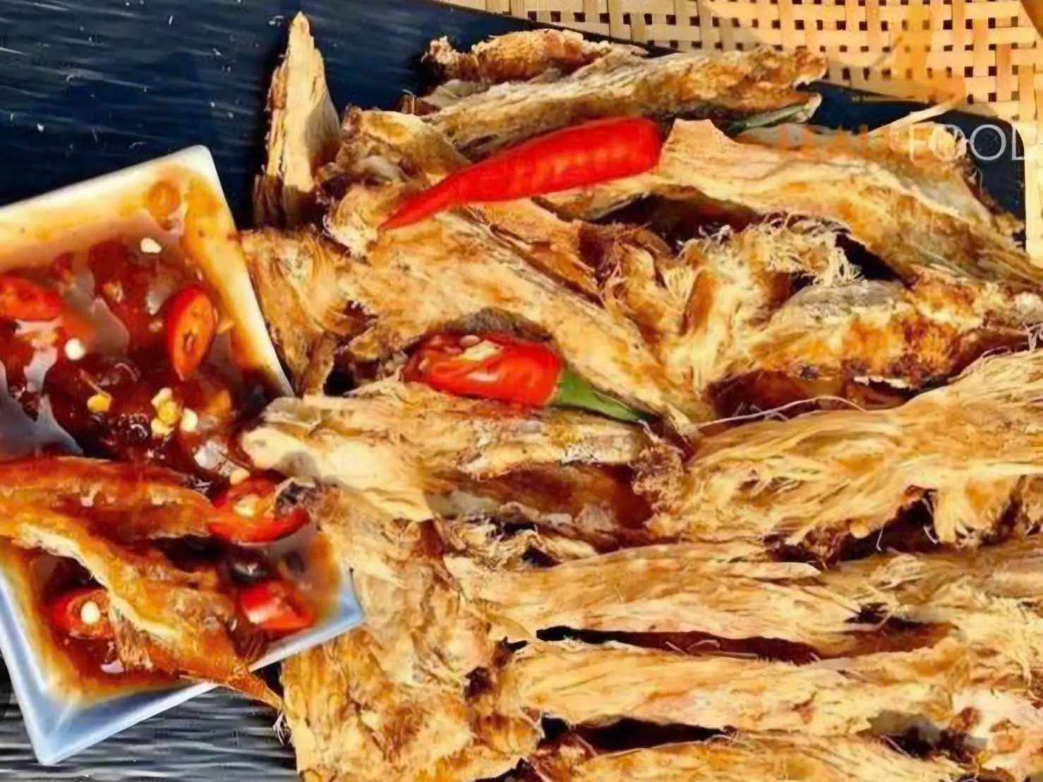 Hình ảnh Khô Cá Đuối Nướng 